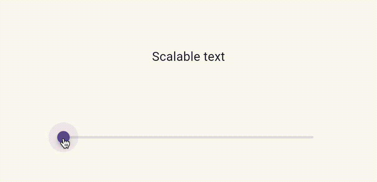 Text Scaling Example